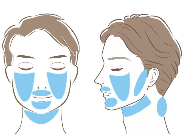 ひげ全体+えりあしセット