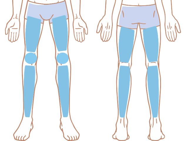 足上下脱毛セット