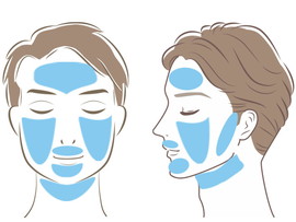 顔全体脱毛セット